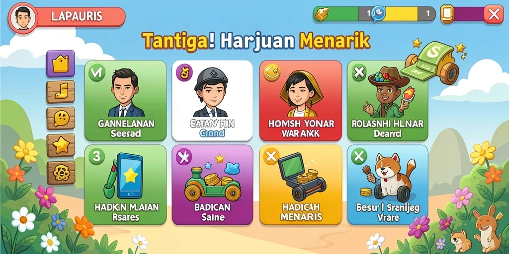 wiranaga - Karakter unik yang bisa dimainkan.